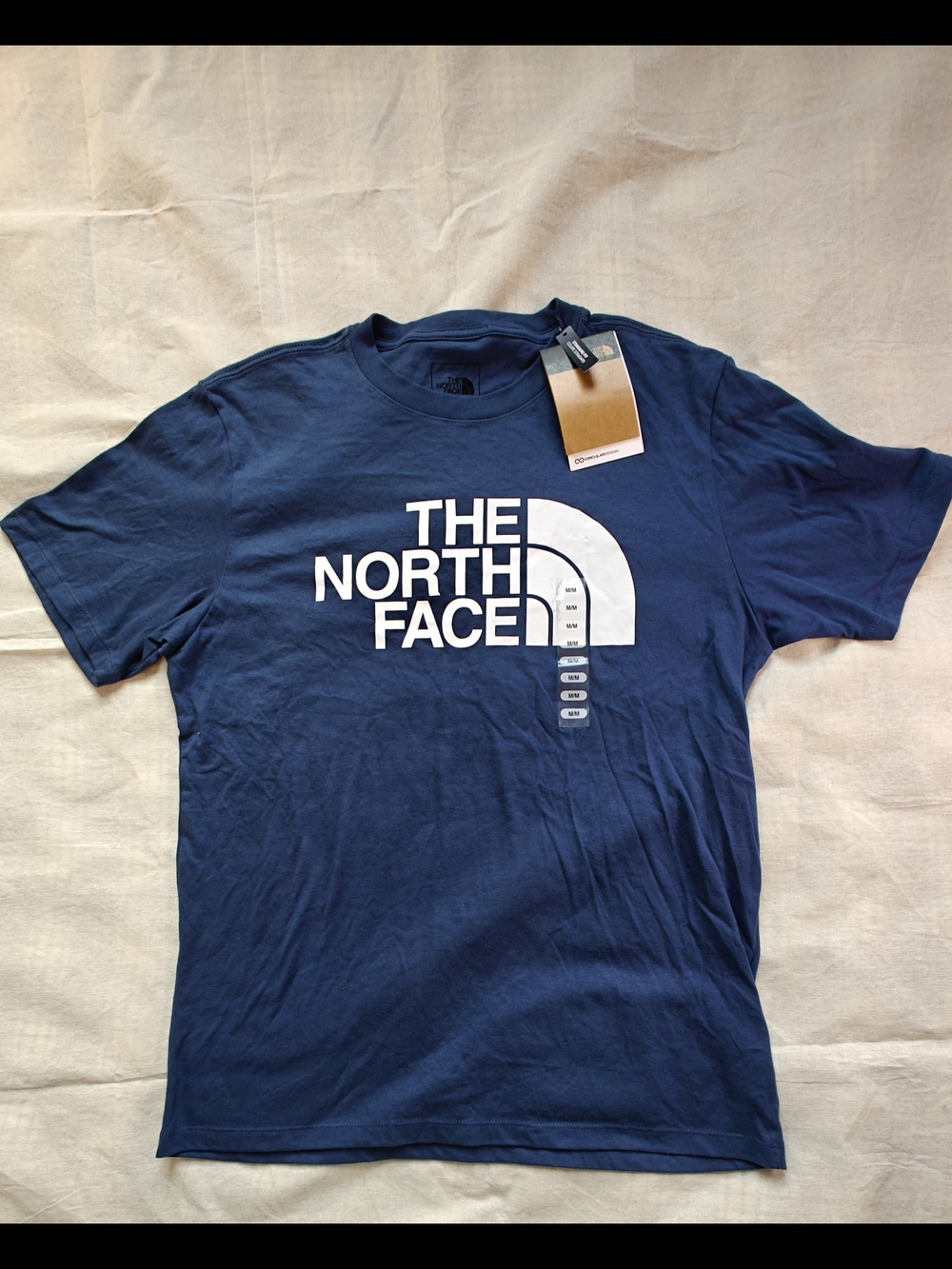 The North Face Men's Crew T-Shirt - Navy Blue Size M